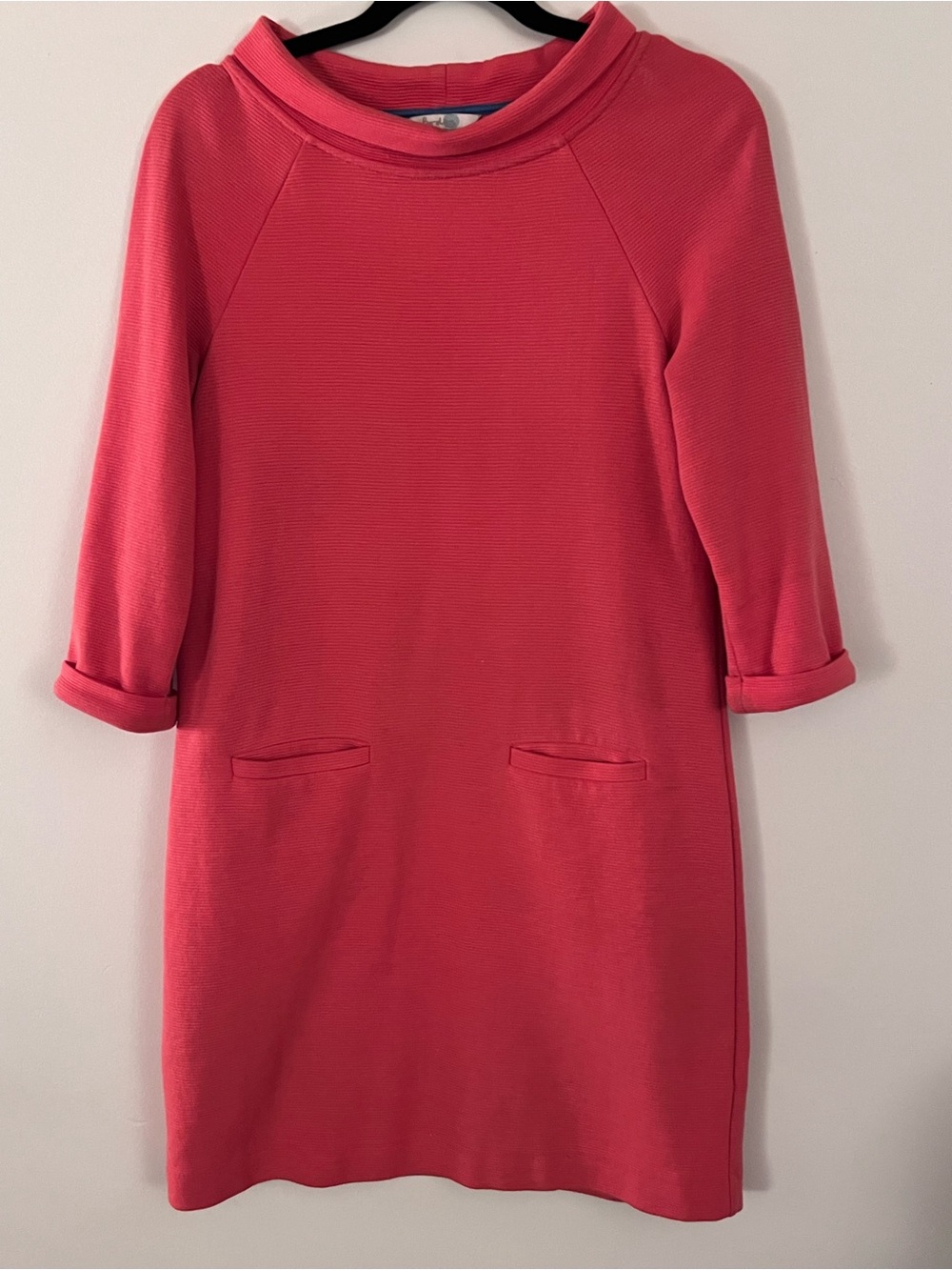 Boden Coral Midi Shift Dress